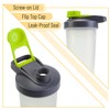 Mr. Pen- Shaker Bottles for Protein Mixes with Twist Cap,