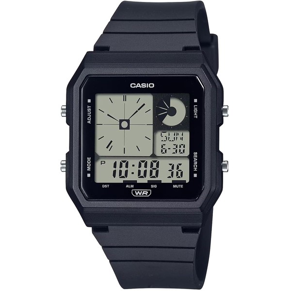 Casio Standard Digital Wristwatch, LF-20 Series, Unisex, Overseas Model, Black