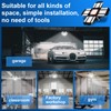 REHAVE Garage Lights Ceiling Led, 12 Panel Plug in Shop