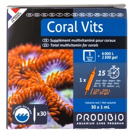 Prodibio Coral Vits, Multi-Vitamin Reef Supplement, Saltwater, 30/1 mL vials, 30 gal and up