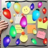 Outus 190 Pcs Christmas Car Refrigerator Decoration Magnets Bulk Reflective