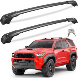 Tuyoung 330lbs Lockable Roof Rack Cross Bars Compatible with Toyota 4Runner 2025 2026, All Aluminum Heavy Duty Roof Rails Crossbars Luggage Racks Kayak Cargo Carrier Rooftop SUV Accessories