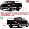 KEWISAUTO 45" Foldable Pickup Truck Tailgate Ladder with Grab Handle,