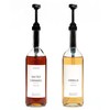 Demi's Home 25.4 oz 750 ml Glass Coffee Syrup Dispenser