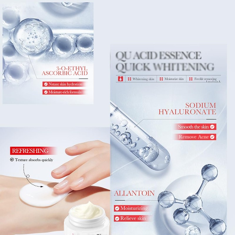 Kojic Acid Cream, Face and Body Gel, Dark Spots, Melasma,