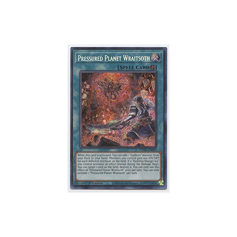 Pressured Planet Wraitsoth - PHHY-EN059 - Secret Rare - 1st