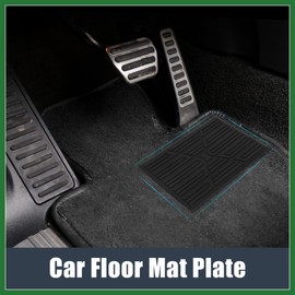 Motoforti Universal Car Trucks Floor Carpet Mat Plate Foot Rest Pedal Pad Long-lasting
