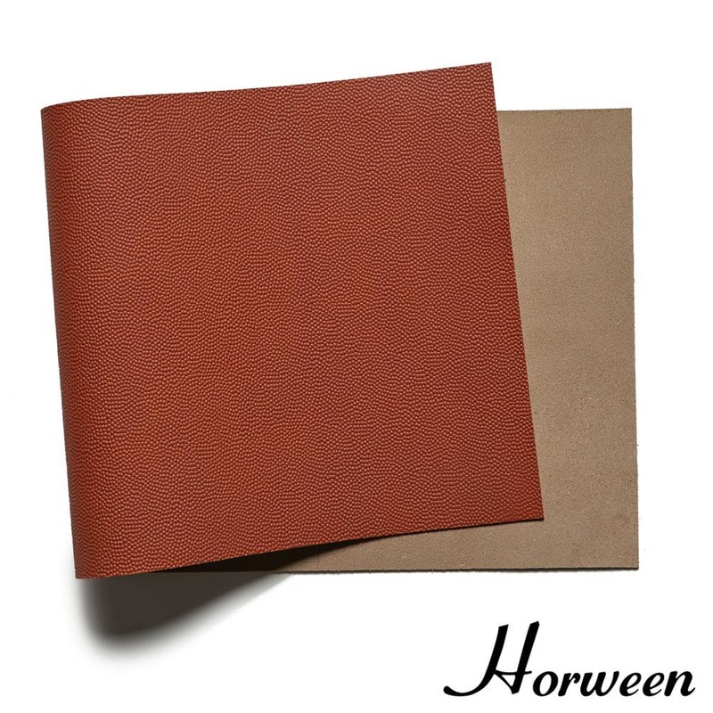 Horween Football Leather Panel, Red
