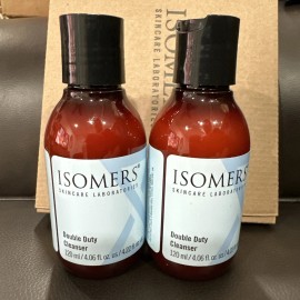 Isomers Lot of 2 ISOMERS DOUBLE DUTY CLEANSER 4.06 = 8.12 fl oz