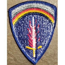 U.S. ARMY EUROPE USAREUR  PATCH - COLOR  DRESS UNIFORM: VINTAGE NOS USGI ORIG