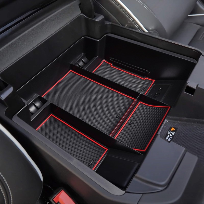 TACORBO Center Console Full Organizer Tray Compatible with Refreshed 2022-2024