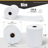 (30 Rolls) 3-1/8 X 230 ft Thermal Credit Card Paper,
