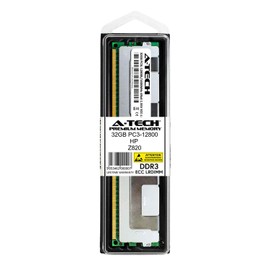 A-Tech 32GB Module for HP Z820 DDR3 ECC Load Reduced LR DIMM PC3-12800 1600Mhz 4rx4 1.35v Server Memory Ram