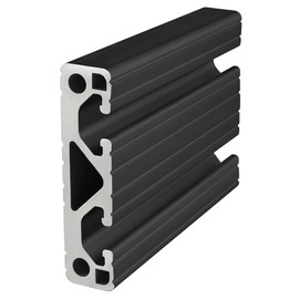 8020, 3034-Lite, 15 Series 3 Inch x 0.75 Inch T-Slotted Aluminum Extrusion DIY Extruded Slot Bar Rail 80/20 3" x 3/4" Profile (Black Anodize, 72" Long)