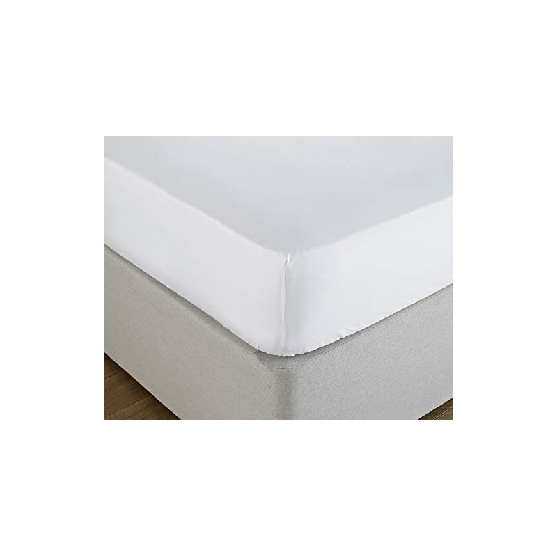 Riva Paoletti Double Quality Fitted Sheet Optic White 200 Thread