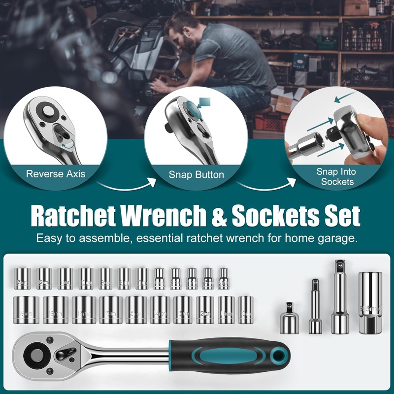 Sundpey Home Tool Kit 257-PCs - Household Basic Repair Tool