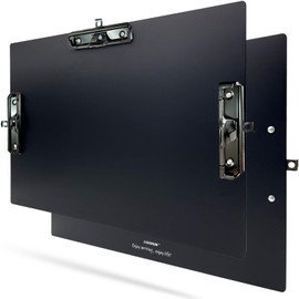 Three Black Clip Aluminum 11x17 Clipboard Metal A3 Hangable Cliping Boards