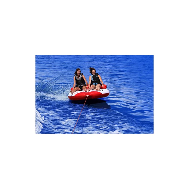 Airhead Riptide 2 Towable 1-2 Rider Tube for Boating and