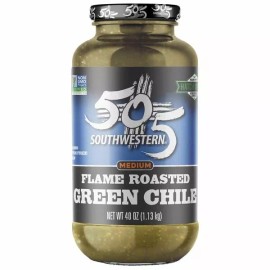 505 Southwestern HATCH VALLEY Flame Roasted Green Chile Medium 40 OZ