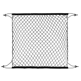 DOCAS 1 x Car Boot Luggage Net, Universally Adjustable Luggage Net 70 x 70 cm, Extends to 105 x 105 cm with 4 Hooks, Nylon Super Elastic Boot Net Organiser, Luggage Protection Net (Style 5)