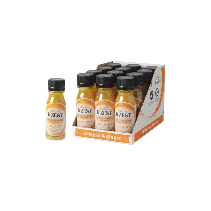 BumbleZest Refresh & Regen: Ginger, Turmeric & Collagen Daily Health