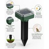 2-Pack Solar Sonic Garden Stakes for Outdoor Use – IP44