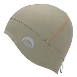 CHROME DOME UPF 50+ Cooling Skull Cap–78% Recycled–Lightweight Premium Fit–Running–Cycling–Skiing–Certified Sun Protection (Extra Large, Olive with Olive Stitching)