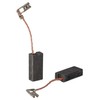 vhbw 2 x Carbon Brush Motor Carbon Abrasive Carbon 7