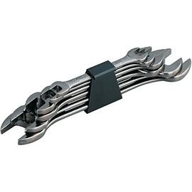 TRUSCO TDS-6SA Double-Ended Wrench Set, Set of 6 A