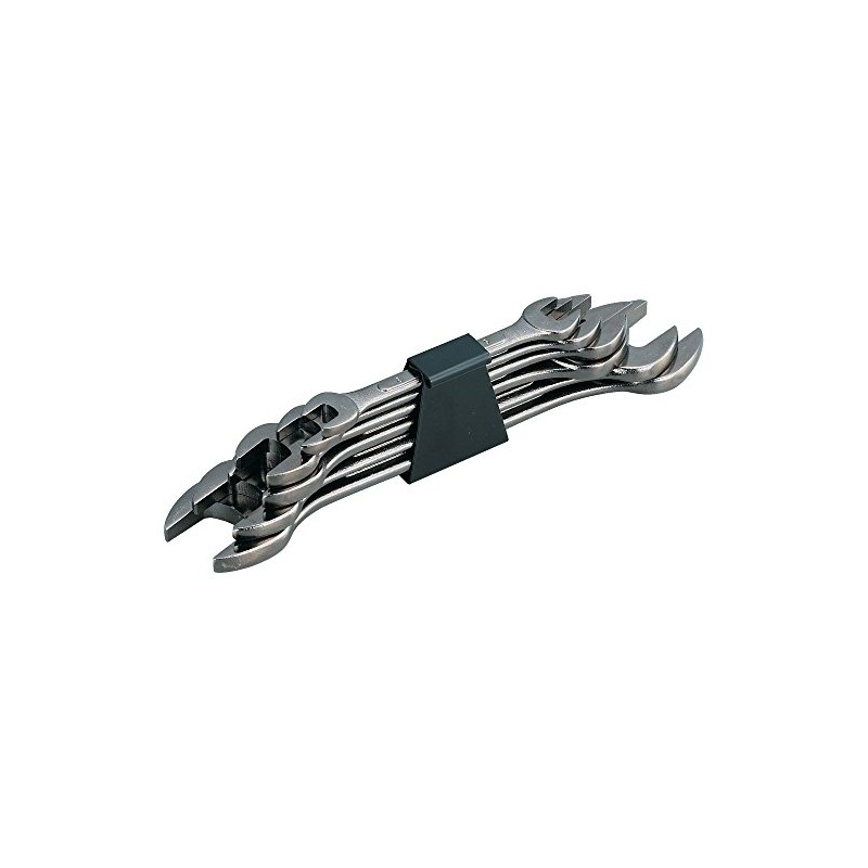 TRUSCO TDS-6SA Double-Ended Wrench Set, Set of 6 A