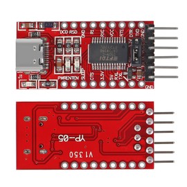 AITRIP 4PCS FR232RL Red Type-c to TTL Serial Converter Adapter Module 3.3V/5.5V for Arduino FT232 Pro Mini USB to TTL 232