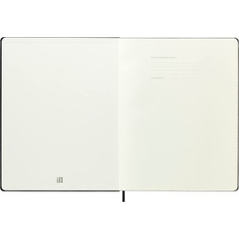 Moleskine Notebook, XXL, Ruled, Black, Hard Cover (8.5 X 11)