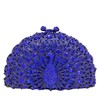 Elegantes Embragues de Cristal para las Mujeres Peacock Bolso de