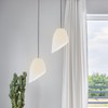 5 Pieces White Frosted Lampshade Fixtures Replacement Shades for Floor