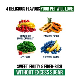 Sherwood Pet Health Snackies for Chinchillas, Rabbits & Guinea Pigs, Grain-Free, Real Fruit, Low Sugar and High in Fiber Treats in Multiple Flavors