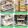 Pull out Cabinet Organizer, 2 pack, 20.5" Deep Heavy Slide