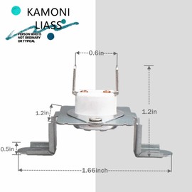 6931EL3003D Dryer Thermostat Thermal Fuse, High Limit Thermostat Compatible with LG, GE and Kenmore Dryer Models - Replaces 1268366, AP4440975, AH3530485, EA3530485, PS3530485