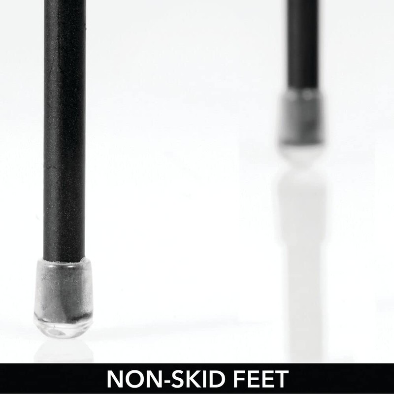 mDesign Shelf Insert for Kitchen Cupboard - Practical Metal Crockery