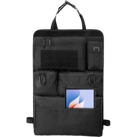 Organizador de Asiento de Coche Organizador Multi Bolsillos con Portavasos