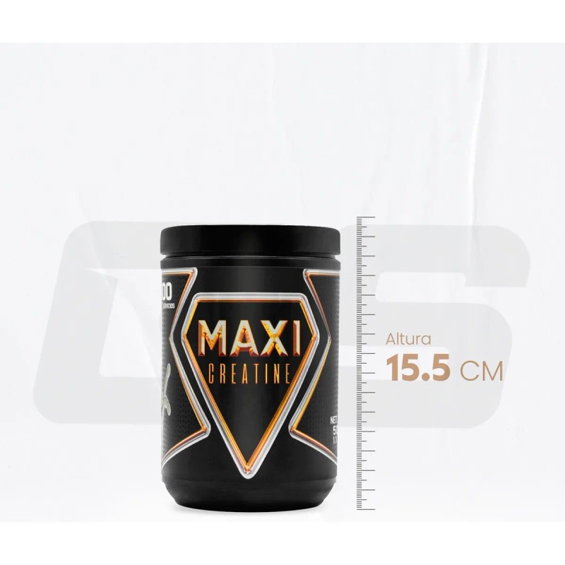 Creatina Monohidratada 500 Gramos Maxi Protein 100 Servicios Sabor Moras