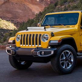 LIGBT 21 Inch 360W LED Light Bar Quad Row Spot Flood Combo Work Light 2pcs 4Inch 60W LED Light Pods 12V 24V Waterproof Off Road Driving Lights for Truck ATV Tractor with 9.85FT Wiring Harness-4 Leads