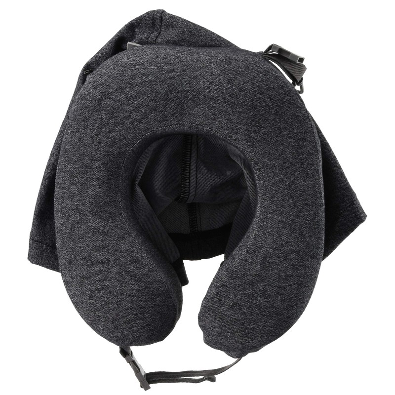 Hapitas HPL7052 Hoodie Neck Pillow, Compact Cushion, 10.2 inches (26