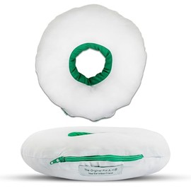 The Doughnut Ear Piercing Pillow with a Hole, UK Made Ear Pain Relief