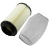 Caltric Air Filter w/Prefilter Intake Air Sleeve For Polaris Scrambler