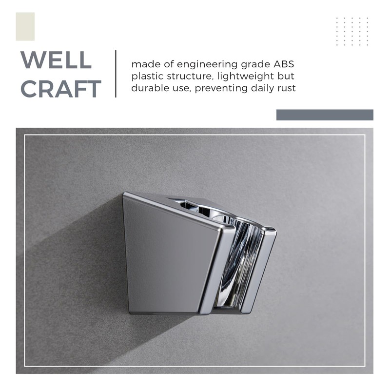 Hand Shower Bracket with Two Slot, Aomasi Bathroom Shower Head