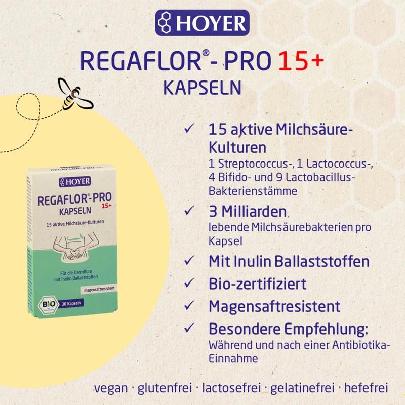 HOYER Regaflor-PRO Organic Capsules 30 Capsules