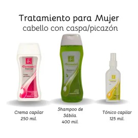 Solución Anticaida Para Mujer Con Cabello Con Caspa