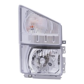 Headlights Corner Lamps for ISUZU NPR NPR-HD NQR NRR 2008-2020, Driver & Passenger Sides Head Lights Direct Replacement Headlamps Assy Set Assembly (Right Passenger Side)