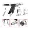 Airbrush Kit,Multi-Purpose 2 Cups Side Feed Spray Gun Trigger Airbrush