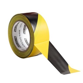PACKSYS Cinta de Marcaje de Area Delimitadora Advertencia y Señalización Amarillo con Negro 48x33m (1 pieza)